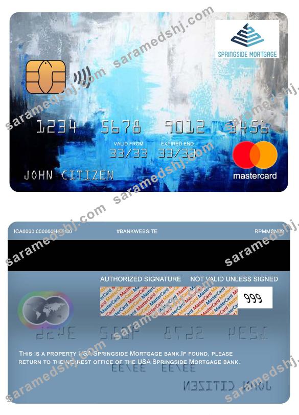 USA Springside Mortgage bank mastercard